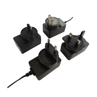 Adaptateur secteur mural interchangeable multi-usage DC AC 12V 2A 24V 1A pour les voyages internationaux