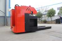 Transpalette Électrique 12000kg 12 Tonnes avec Plateforme pour Conducteur, Robuste, Moteur AC, Faible Bruit, pour Transport en Entrepôt