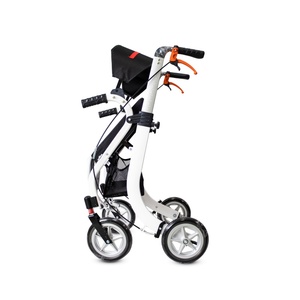 Fauteuil roulant pliable <span class=keywords><strong>3</strong></span>-en-1 <span class=keywords><strong>avec</strong></span> chariot de courses - Cadre en aluminium léger, <span class=keywords><strong>roues</strong></span> en PU - Product Image 6