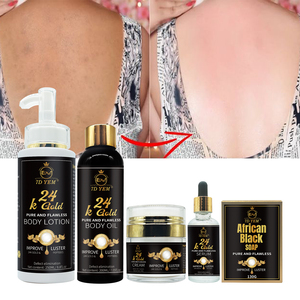 Conjunto de Cuidados com a Pele em Ouro 24K em Promoção, Aumenta o Brilho da Pele e Melhora as Imperfeições - Product Image 2