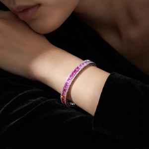 Pulsera de Diamantes Multicolor Princesa Arcoíris - Oro de 9k, 14k, 18k - Product Image 2