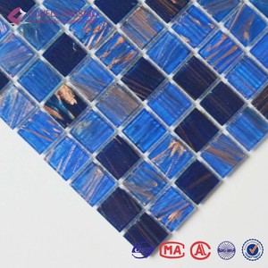 23x23mm paillettes or ligne verre mosaïque <span class=keywords><strong>mur</strong></span> carreaux - Product Image 6