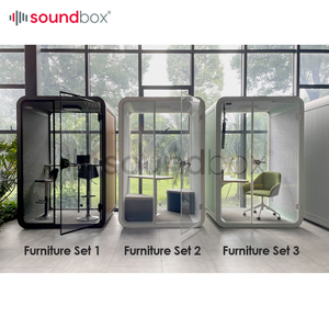 Soundbox <span class=keywords><strong>insonorisé</strong></span> <span class=keywords><strong>bureau</strong></span> Pod moderne 2 personnes boîte de réunion facile à installer bruit réduire les pods de <span class=keywords><strong>bureau</strong></span> - Product Image 4