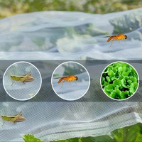 HDPE landbouwgaas anti-insectennet voor kas 100gsm 40*25 maas