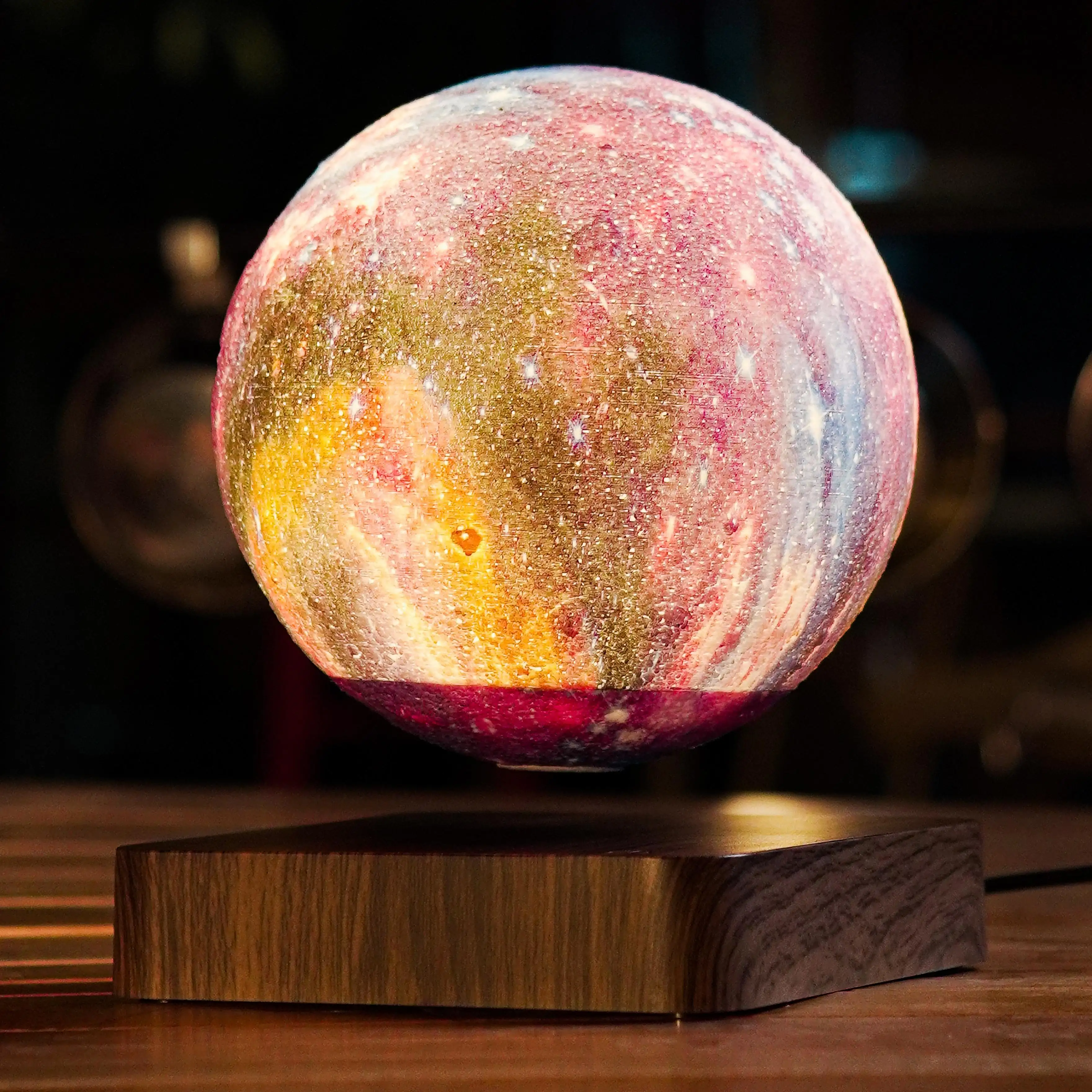 Dropshipping 달 조명 밤 램프 홈 장식 크리 에이 티브 선물 Levitating 갤럭시 램프