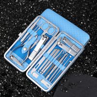 Kit de Manucure et Pédicure Professionnel en Gros – 19 Pièces de Coupe-Ongles pour Soins des Ongles