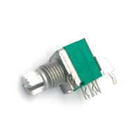 Rk097 double potentiomètre 6 broches horizontal PCB Mount potentiomètre B50k Spline Shaft 2xpotentiomètre