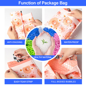 Bao bì thư hơi bong bóng thân thiện với môi trường, không độc hại, dày <span class=keywords><strong>2</strong></span> mil, tùy chỉnh in logo, dùng để gửi hàng mỹ phẩm, tóc giả, lông thú - Product Image 2