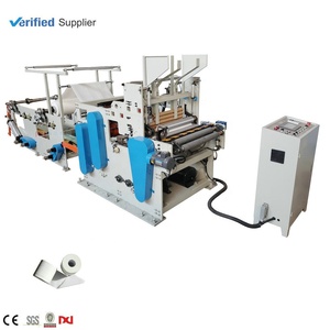 Machine de rouleau de papier toilette, appareil à gaufrage des bords à haute vitesse de 600mm - Product Image 1