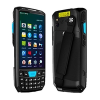 Ordinateur portable PDA robuste CMX-T80 avec clavier physique, lecteur de codes-barres 1D/2D, OEM d'usine pour la collecte de données dans le secteur industriel
