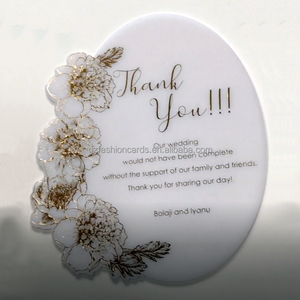 Cartes <span class=keywords><strong>de</strong></span> <span class=keywords><strong>menu</strong></span> <span class=keywords><strong>de</strong></span> <span class=keywords><strong>mariage</strong></span> en acrylique miroir doré avec impression à l'encre blanche créative et cartes <span class=keywords><strong>de</strong></span> <span class=keywords><strong>menu</strong></span> d'<span class=keywords><strong>anniversaire</strong></span> en acrylique blanc pour événements festifs - Product Image 3