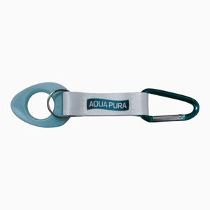 Soporte de silicona para botella de agua, Clip de gancho con accesorio de mosquetón y llavero, práctico y duradero - Product Image 2