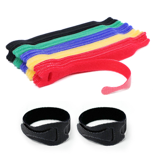 12x125mm thân thiện với môi không thấm nước Nylon quan hệ cáp Back-to-Back móc lưu trữ vòng lặp Dây đai cho nhà văn phòng lớp học tổ chức - Product Image 4