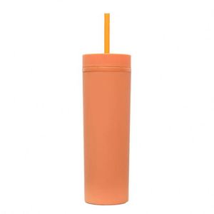 Conception de logo personnalisé Gobelets en plastique de 16oz avec dôme Gobelet à café en acrylique avec pailles - Product Image 4