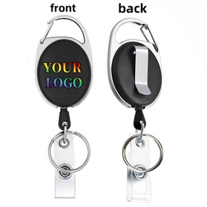 <span class=keywords><strong>Porte</strong></span>-<span class=keywords><strong>badge</strong></span> rétractable <span class=keywords><strong>personnalisé</strong></span> avec logo imprimé UV, en ABS et métal, <span class=keywords><strong>porte</strong></span>-carte de visite et <span class=keywords><strong>porte</strong></span>-clés, vente en gros - Product Image 1