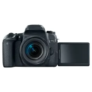 डीएफ थोक मूल पूर्व स्वामित्व वाला डीएसएलआर कैमरा 77डी कैमरा फुल एचडी वाईफाई एनएफसी 1080पी एपीएस-सी फ्रेम डिजिटल कैमरा