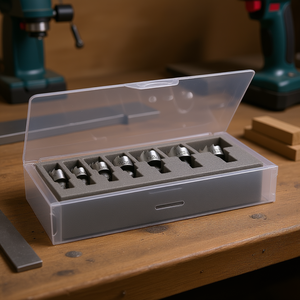 Kit de lames de scie cloche HSS, ensemble de 6 pièces pour outils de perçage du métal et du bois - Product Image 3
