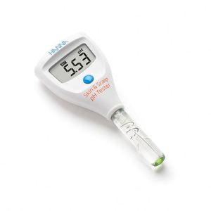Testeur de pH sans fil Hanna HI981037 HalO2 avec électrode intégrée pour le test de la peau et du cuir chevelu, précision de 0,05 pH, utilisation agricole et industrielle - Product Image 3