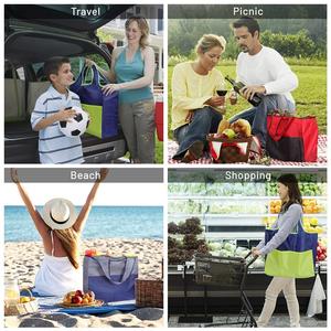 Bolsa de Compras Reutilizable de Tela No Tejida, Ecológica, Suave, con Logotipo Personalizado Impreso, para Supermercado, Promocional - Product Image 5