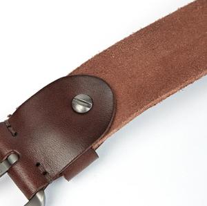 2025 alliage boucle ardillon nouveau Style luxe <span class=keywords><strong>Camel</strong></span> Vintage hommes véritable/véritable <span class=keywords><strong>ceinture</strong></span> en <span class=keywords><strong>cuir</strong></span> - Product Image 6