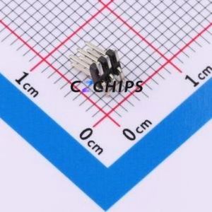 BX-PZ1.27-2-3PWZ Pin Header SMD,P=1.27mm Connector ( Pin Structure: 2x3P )( Pitch: 1.27mm )( Row Spacing: 1.27mm ) - Product Image 2