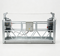Plateforme suspendue de construction ZLP630, ensemble complet avec système de suspension et accessoires de fixation pour parapet