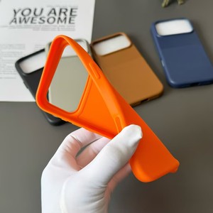 เคสป้องกันซีรีส์แอปเปิ้ลที่ทำจาก TPU แบบนุ่มพร้อมดีไซน์พับได้ ป้องกันรอยขีดข่วน กันกระแทก สีพื้น - Product Image 2