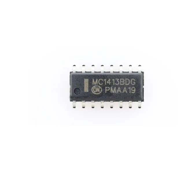 Mc1413bdg pacote sop-16 novo original chip ic transistor bipolar array transistor