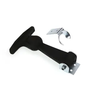 Marine Hardware Parts Flexible Damping Hidden Rubber Toggle T-shaped Draw Catch Latch For Hood Vibration Machinery