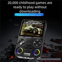 Console de jeu portable F J36 Ultra, écran IPS 3,5 pouces, Linux 8 cœurs A7, 3000 mAh, plus de 20000 jeux, WiFi, 64 Go, 1024x600, combat en ligne à deux joueurs