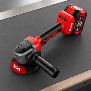 เครื่องตัดมุมไร้สายอุตสาหกรรมระดับมืออาชีพ 18V Brushless Direct Drive ใบตัดขนาด 4.5 มม. แบตเตอรี่ Li-ion 4.0Ah แบบ Paddle - Product Image 2