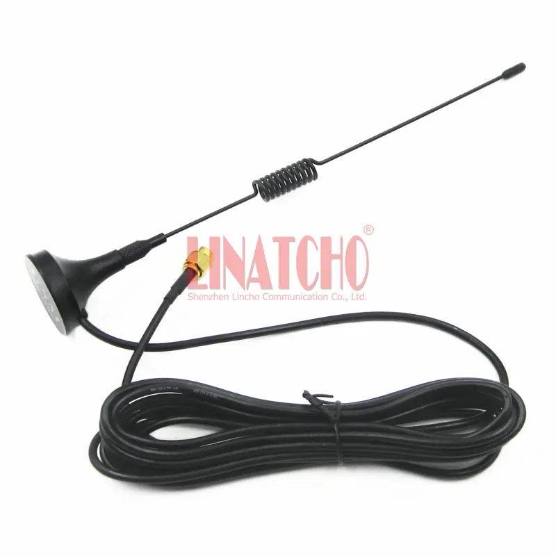 GPRS 900MHz 1800MHz 7DB Small Magnetic Base Flexible GSM 2G Antenna