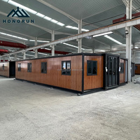 Maison en conteneur extensible mobile moderne préfabriquée de haute qualité de 40 pieds 20 pieds Maison portable à structure en acier préfabriquée de 2 chambres à coucher