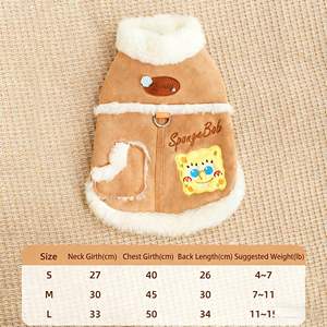 Chaqueta de Perro Personalizable de Terciopelo de Algodón Nórdico - Ropa de Invierno para Mascotas, Gruesa y Cálida - Product Image 3