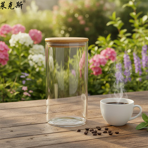 Recipiente grande para alimentos con tapa <span class=keywords><strong>de</strong></span> bambú, hermético, a prueba <span class=keywords><strong>de</strong></span> fugas, apto para cocina, al vacío, cuadrado, para conservar alimentos en casa - Product Image 2