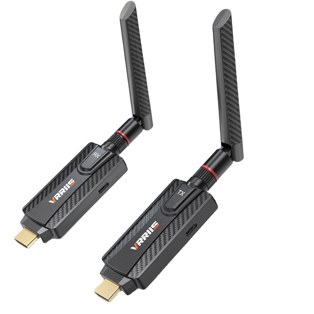 Best-Selling HDMI Wireless Transmitter and Receiver 200m with Display Portable Wireless Transmitter Extension