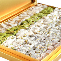 Boîtes à bonbons indiennes pour mariages boîte à nourriture en carton en papier doré de luxe emballage en baklava sucré