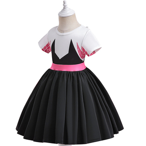 Negro Cosplay TV película Halloween personaje de <span class=keywords><strong>dibujos</strong></span> animados vestido de fiesta disfraz princesa disfraz para niña - Product Image 2