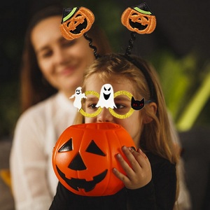 Occhiali da Zucca Horror Divertenti per Bambini per Halloween, Montature in Plastica PP, Accessori per Feste in Maschera - Non Tossici ed Ecologici - Product Image 4