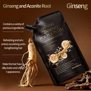 Suero de Tratamiento Capilar con Ginseng y Raíz de Aconita, Limpieza del Cuero Cabelludo, Nutrición, Control de Grasa, Esencia para el Cuidado del Cabello Negro - Product Image 2