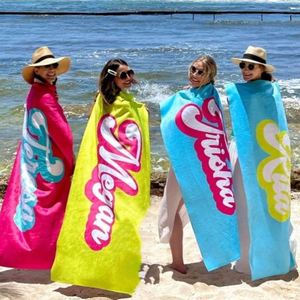 Serviette de plage en microfibre moderne à séchage rapide, antimicrobienne et écologique, personnalisable (couleurs et tailles) – Offre Spéciale Été - Product Image 2