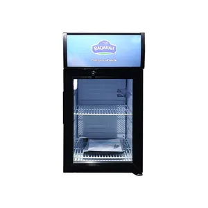 Meisda 21L hot sale table top small mini energy drink display refrigerator for supermarket