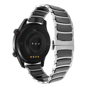 Upro Luxury Stainless Steel Ceramic <b>Watch</b> Strap 18mm 20mm 22mm Quick Release Metal <b>Watch</b> Band Folding Clasp for Smart <b>Watch</b> - Product Image 2