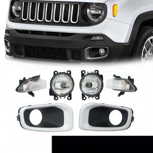 OEM autopartes halógenas DRL Park intermitentes luces <span class=keywords><strong>antiniebla</strong></span> con juego de cubierta de luz <span class=keywords><strong>antiniebla</strong></span> para <span class=keywords><strong>Jeep</strong></span> <span class=keywords><strong>Renegade</strong></span> 2015-2018 - Product Image 1
