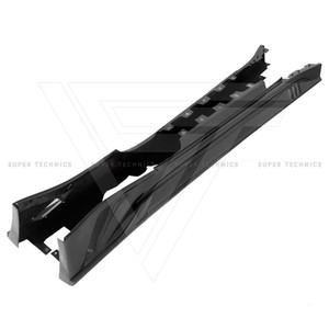 Ailes de jupe latérale de pare-chocs avant pour BMW série 4 G82 M4 2021 Kits de carrosserie large en fibre de carbone Style B - Product Image 3