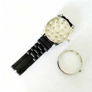 Gran oferta, reloj de pulsera de alta calidad al por mayor, molinillo Manual de Metal de aleación de Zinc, moderno para fumar, hierba de tabaco para fumar - Product Image 5