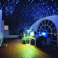 Vente en gros Yeenoo nouveau design cinéma créatif moderne ciel nocturne étoiles plafond led lumières à fibre optique avec 1 an de garantie
