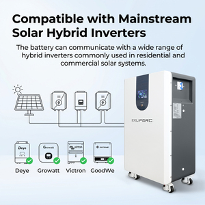 Grande batterie solaire au lithium-ion 15 kW 48 V Lifepo4 Powerwall de stockage d'électricité domestique 15 kWh pour maison 10 k - Product Image 2