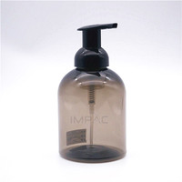 Emballage en plastique PET cosmétique pour flacon de mousse cosmétique, contenant pour savon liquide pour les mains avec pompe à mousse.