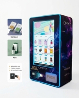 Distributeur automatique de parfum mural à écran tactile de 32 pouces, acceptant les pièces de monnaie, avec SDK, vérification d'identité, conformité ADA, Wi-Fi activé